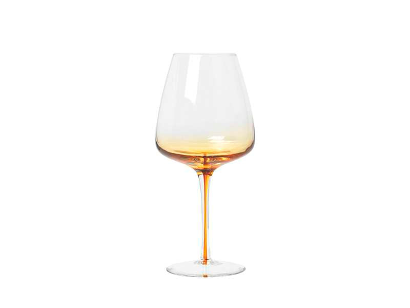Broste Amber Rotweinglas (4er Set)