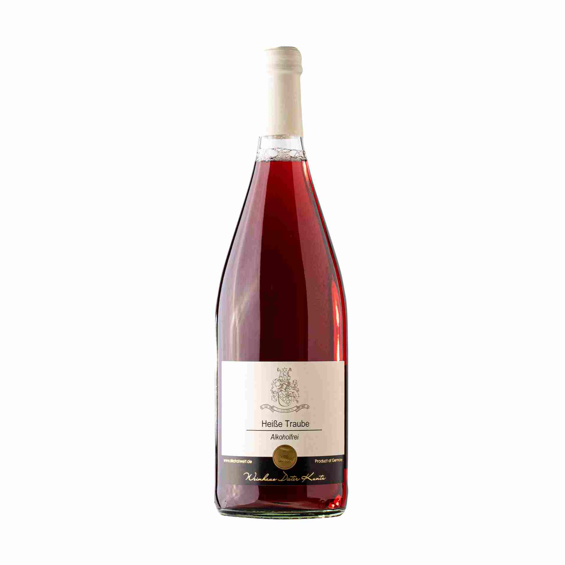 Heiße Traube rot alkoholfrei Flasche