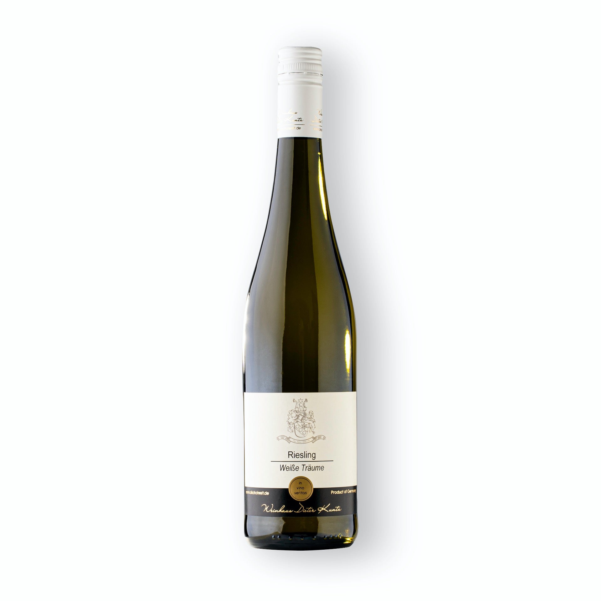 Riesling Weiße Träume 2024 – süßer Riesling mit Zitrus & Frucht, 0,75 l