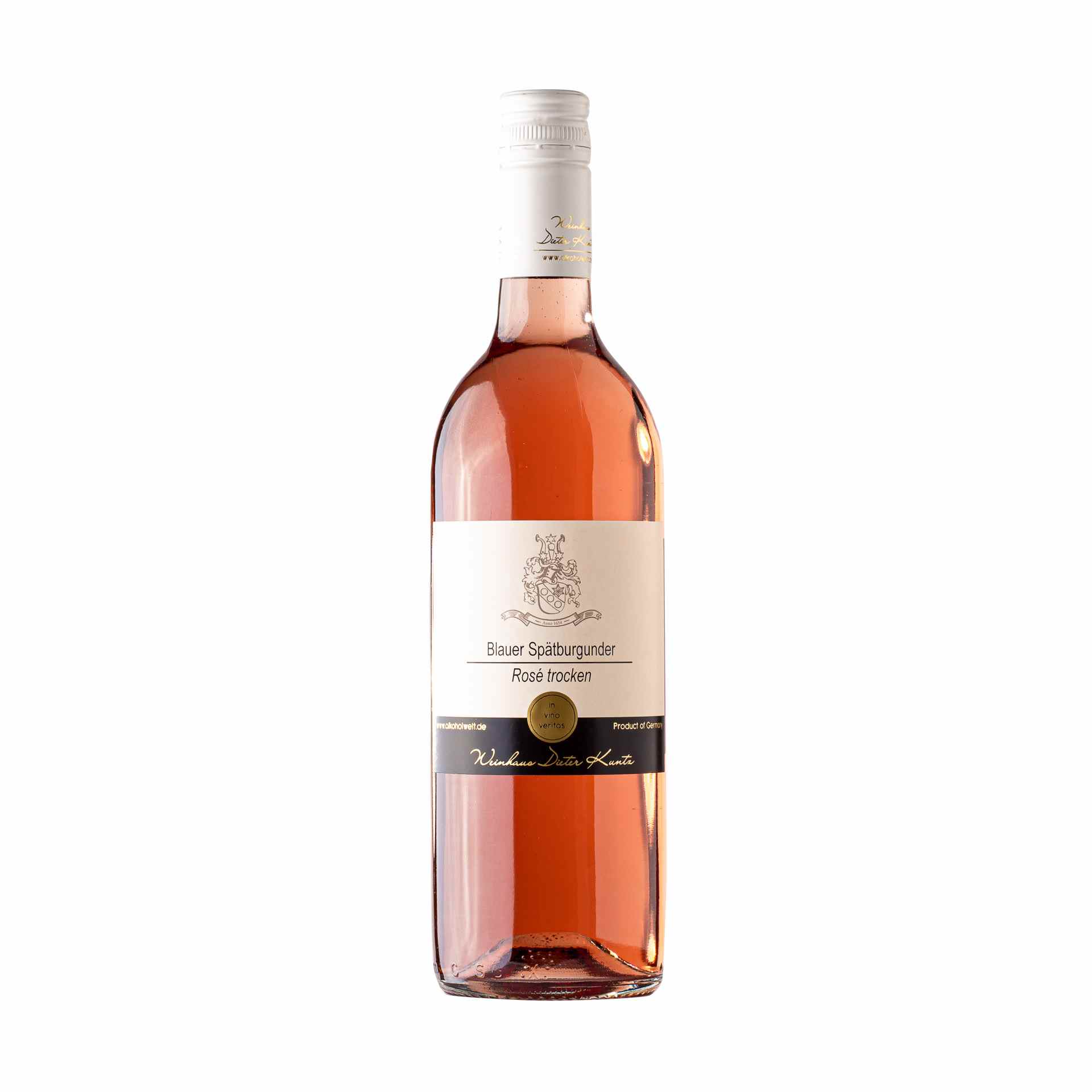 Blauer Spätburgunder Rosé trocken 2024 – fruchtiger Rosé mit Frische, 0,75 l