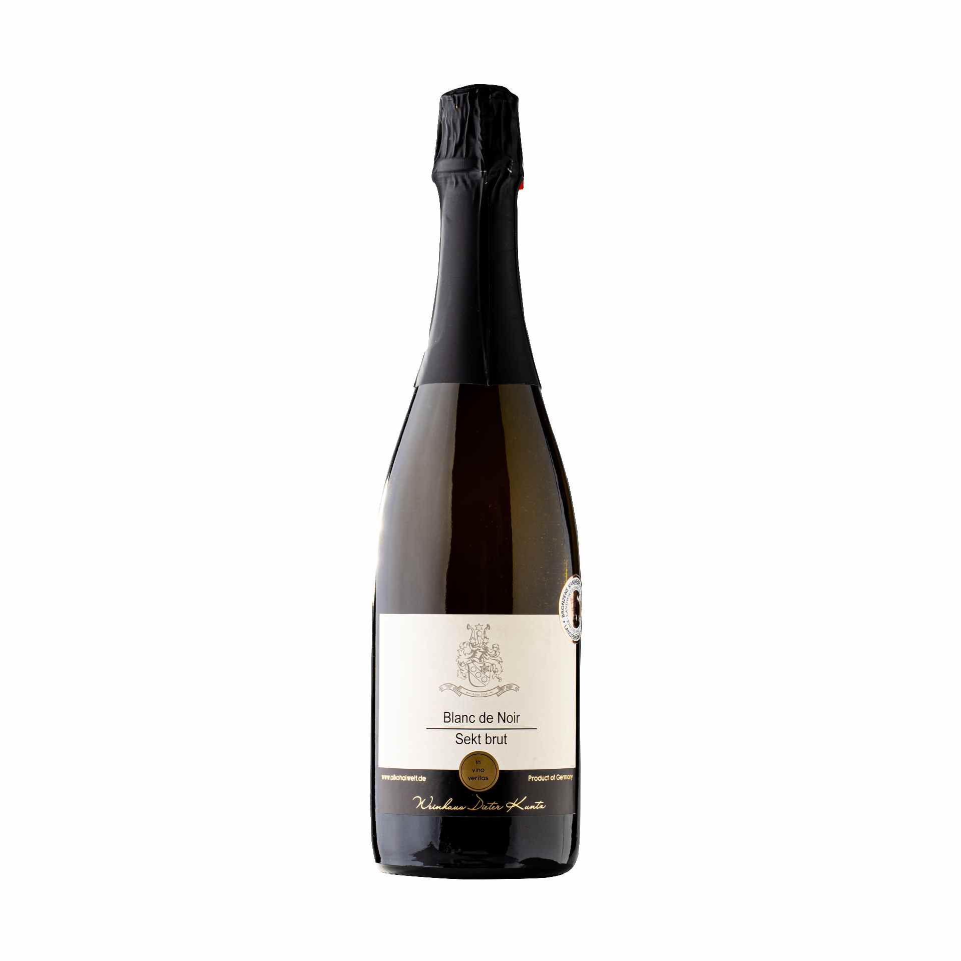 Blanc de Noir Sekt Brut – Fruchtig & elegant, feine Perlage (0,75 l)