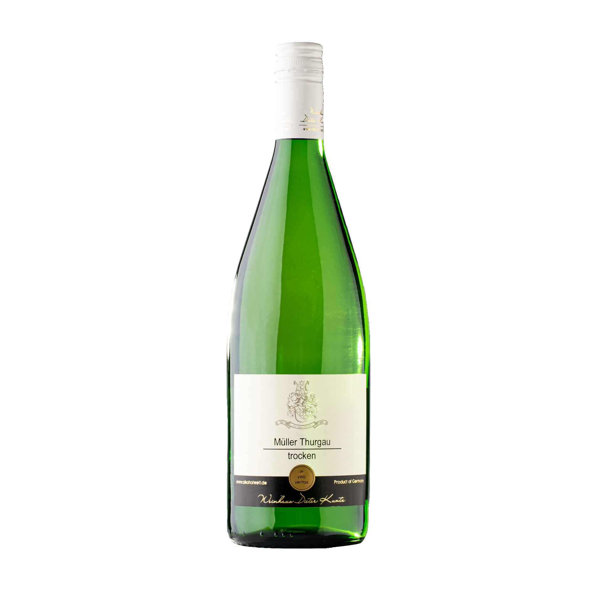 Müller Thurgau trocken Literflasche Weingut Dieter Kuntz