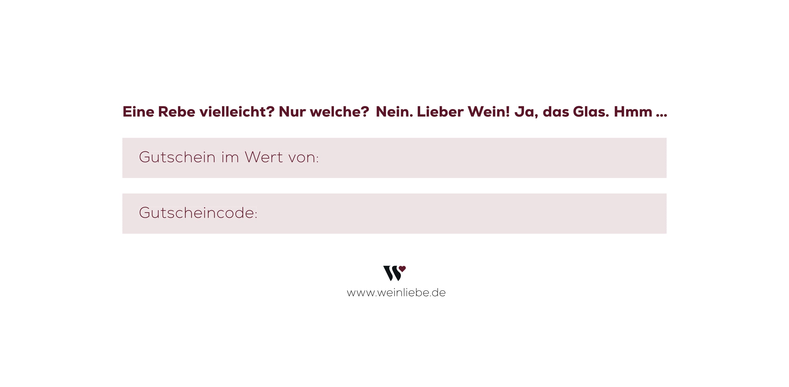 weinliebe.de Geschenk Gutschein