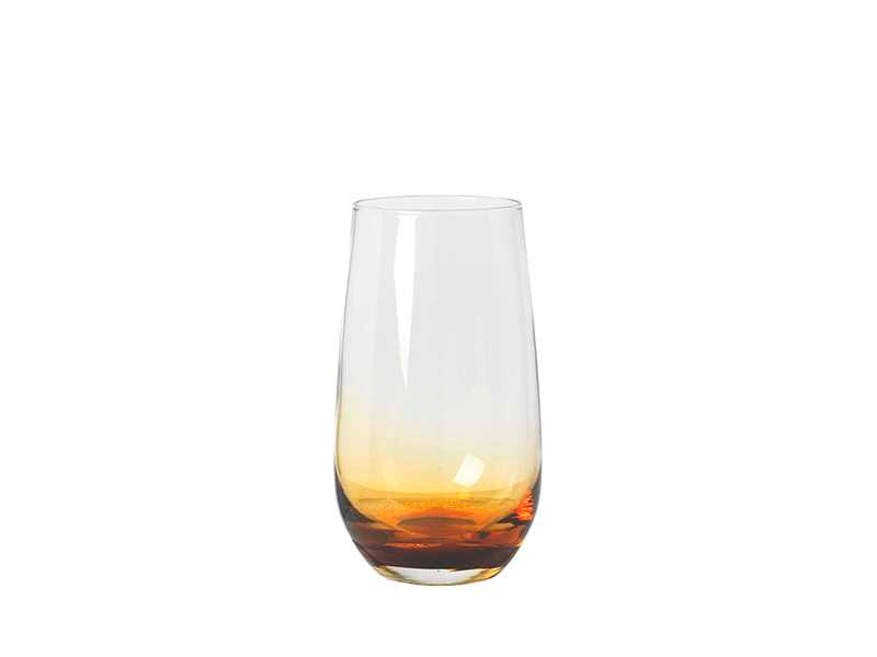 Broste Amber Trinkglas 550 ml (4er Set)