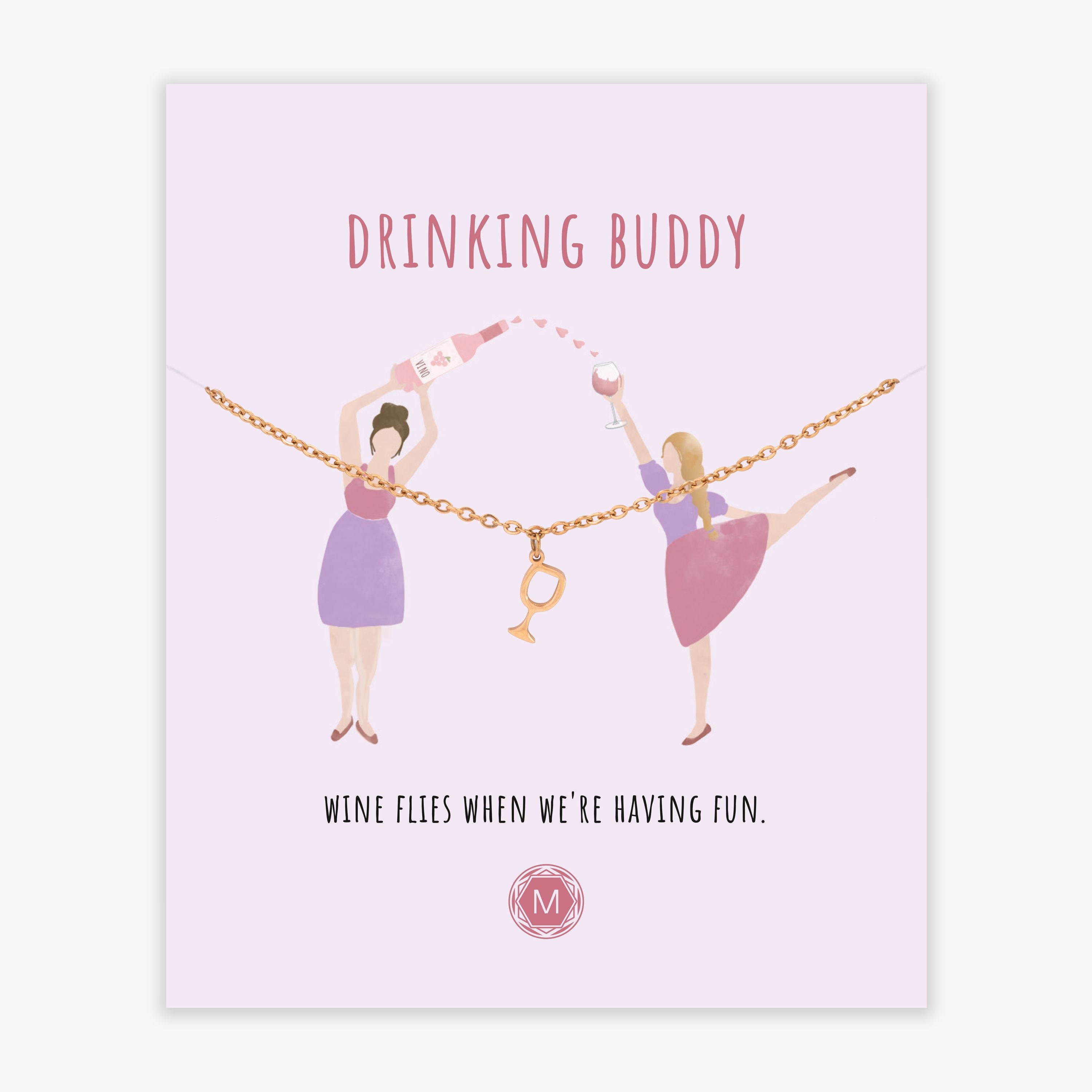 MURANDUM Armband Drinking Buddy II in Roségold