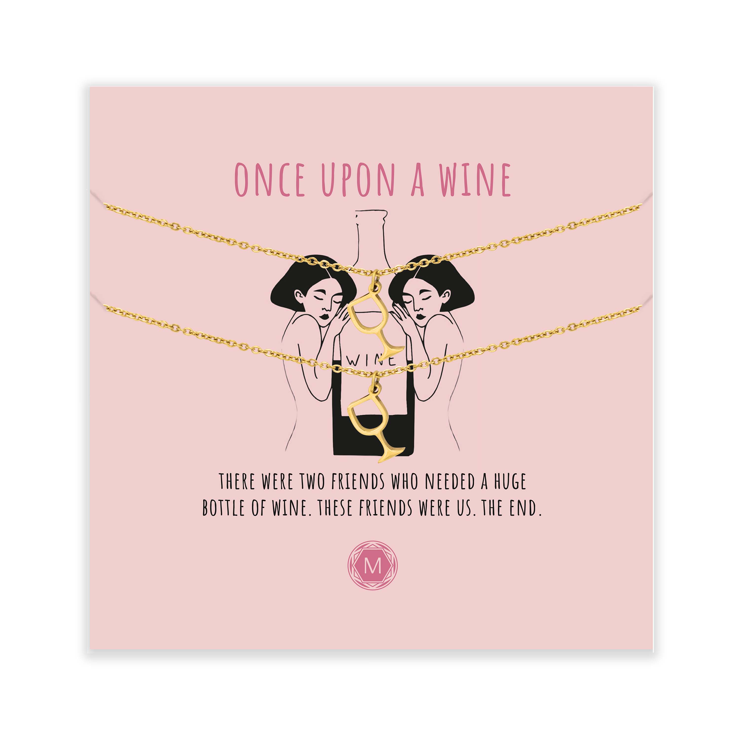 MURANDUM Kette ONCE UPON A WINE x2 in Gold