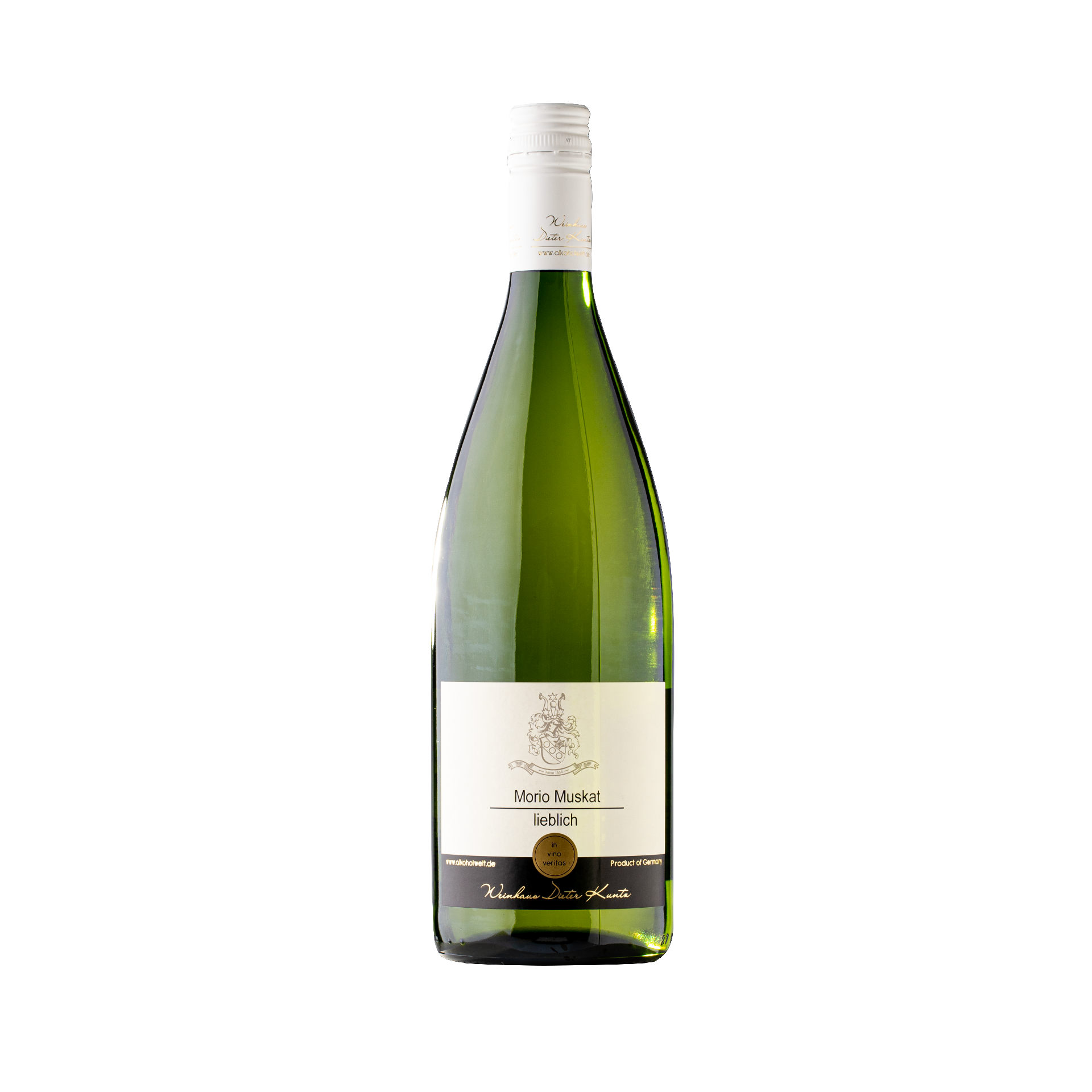 Morio Muskat lieblich Literflasche Weingut Dieter Kuntz