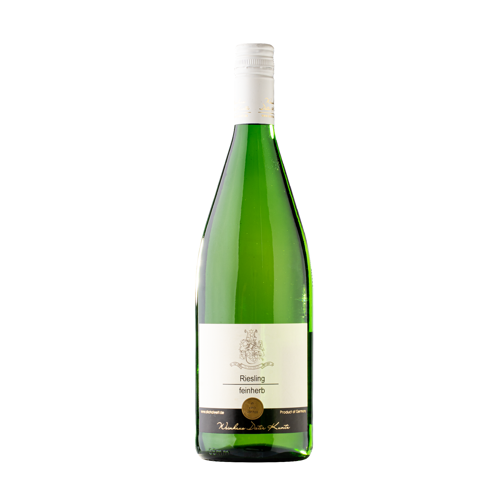 Riesling feinherb 2020–Fruchtig & vegan, Literflasche