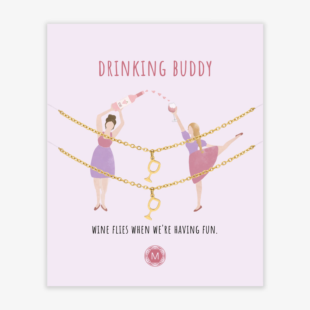 MURANDUM Armband Drinking Buddy 2x in Gold
