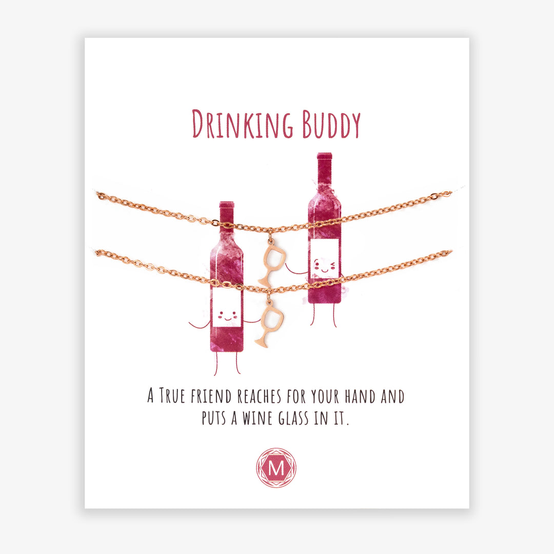 MURANDUM Armband Drinking Buddy 2x in Roségold