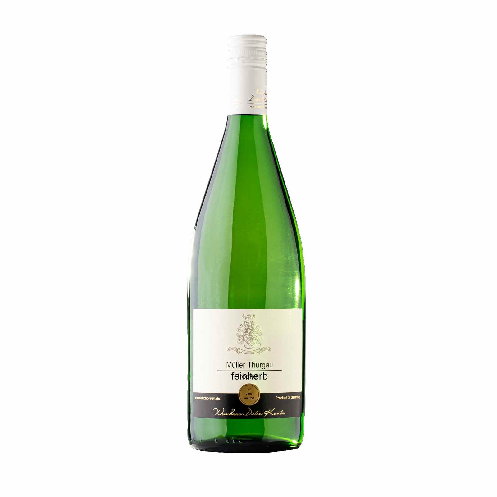 Müller Thurgau feinherb Literflasche Weingut Dieter Kuntz