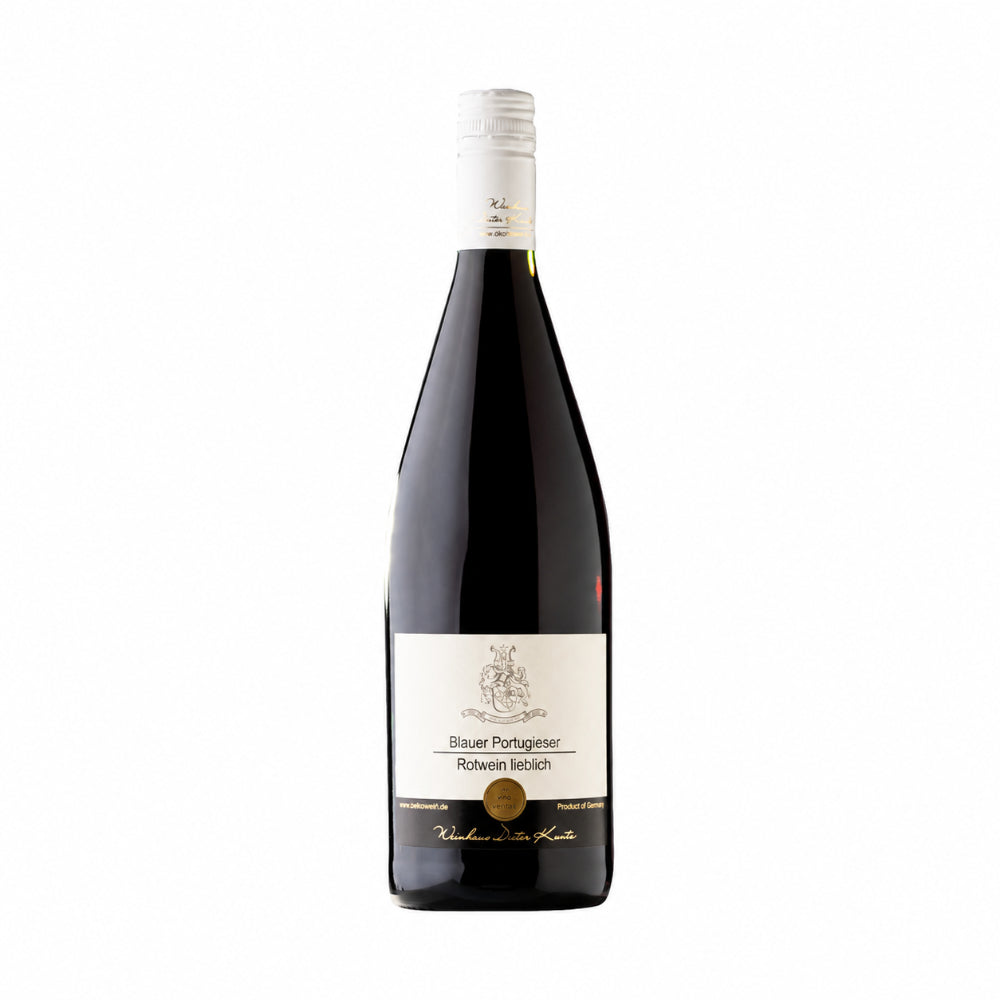 1 Flasche Portugieser Rotwein lieblich vom Weingut Dieter Kuntz
