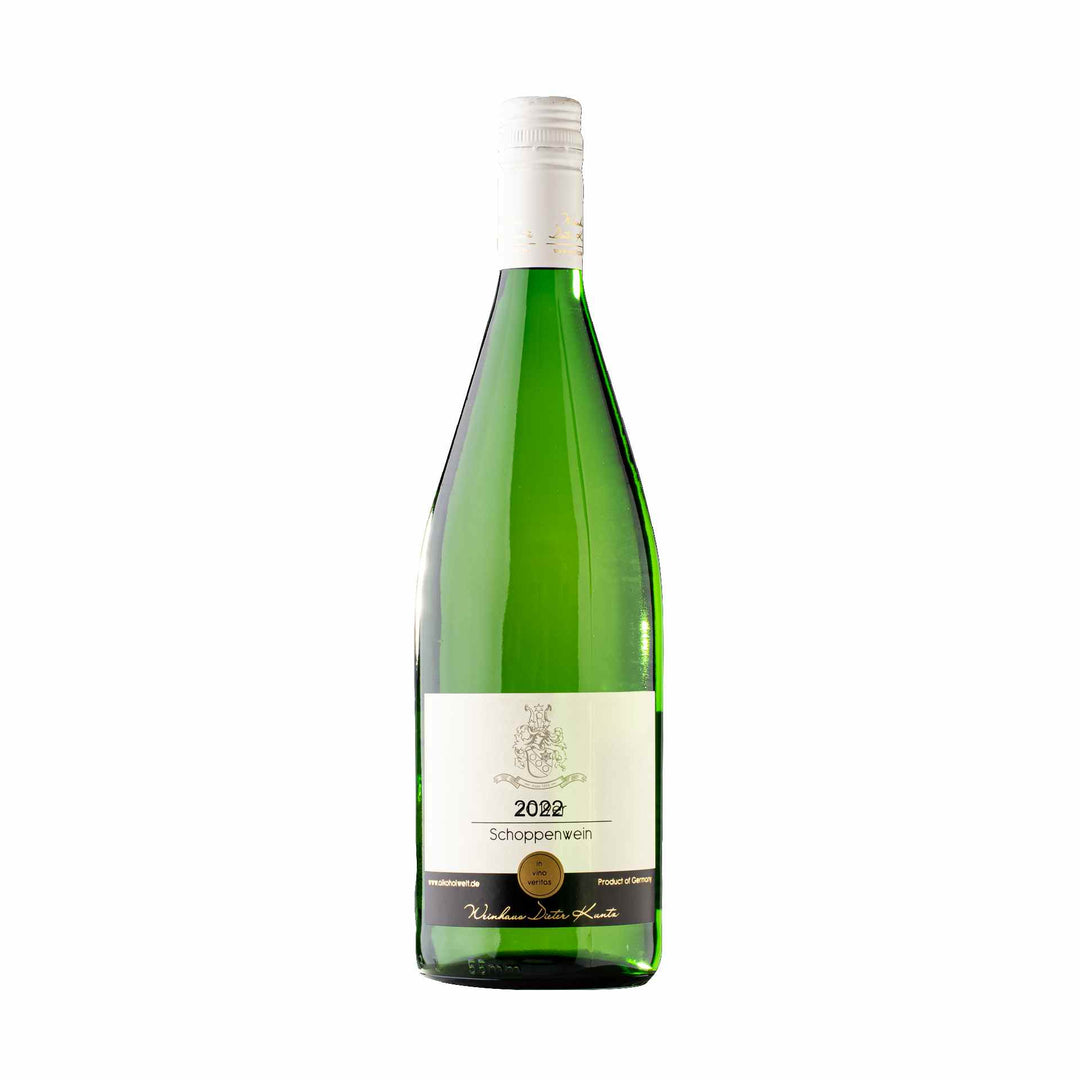 Schoppenwein feinherb 2022 Literflasche Weingut Dieter Kuntz