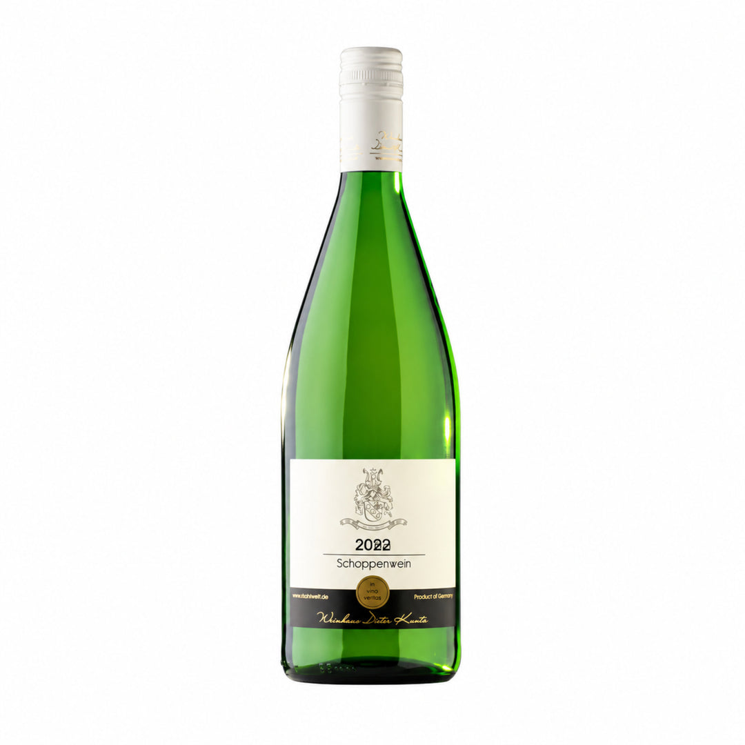 Schoppenwein feinherb 2022 Literflasche Weingut Dieter Kuntz