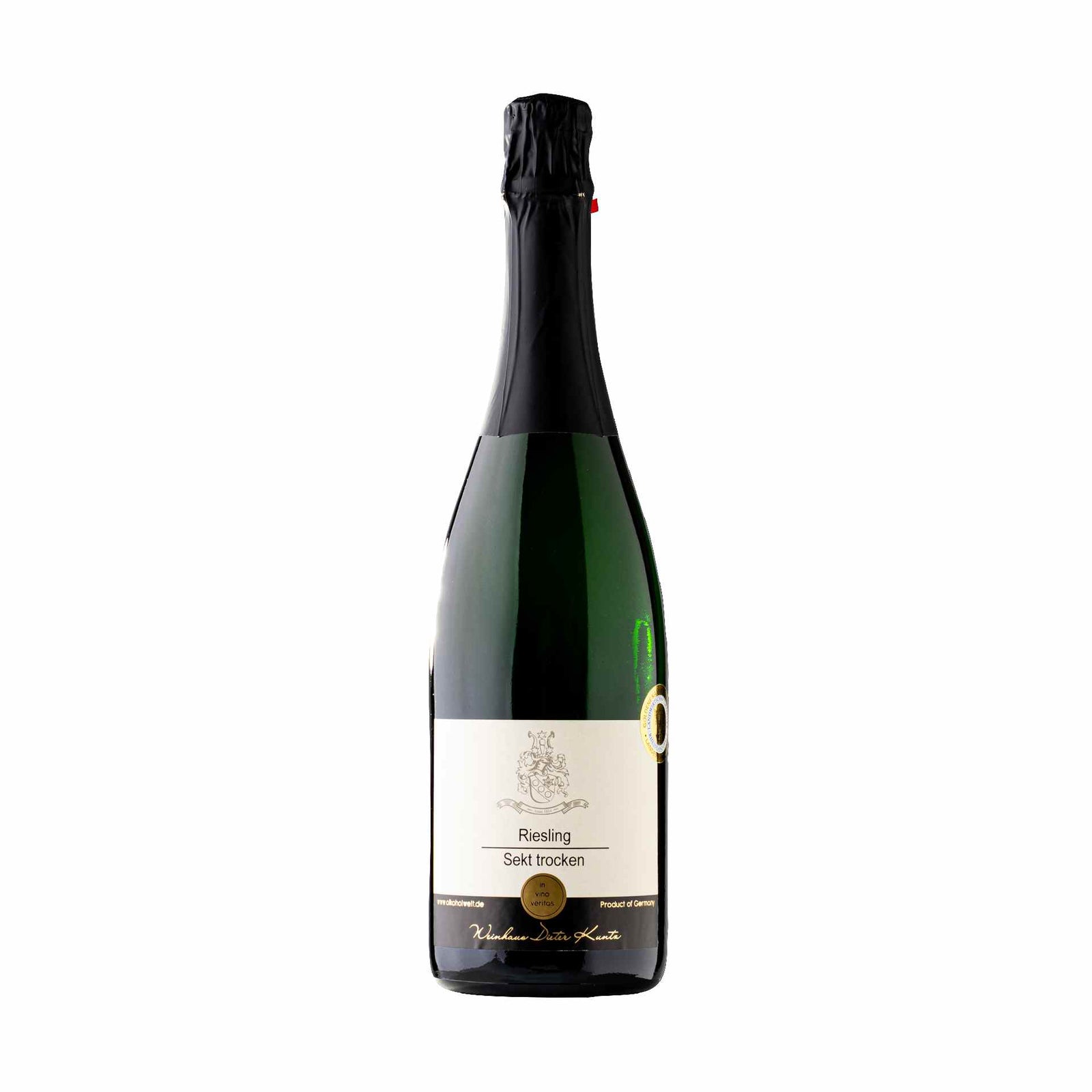 Sekt Riesling trocken b.A. Pfalz Kammerpreismünze Gold