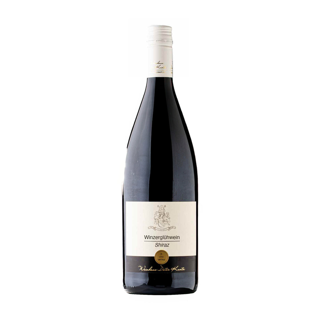 Roter Gluehwein Shiraz - Winzerglühwein Literflasche - Weingut Dieter Kuntz