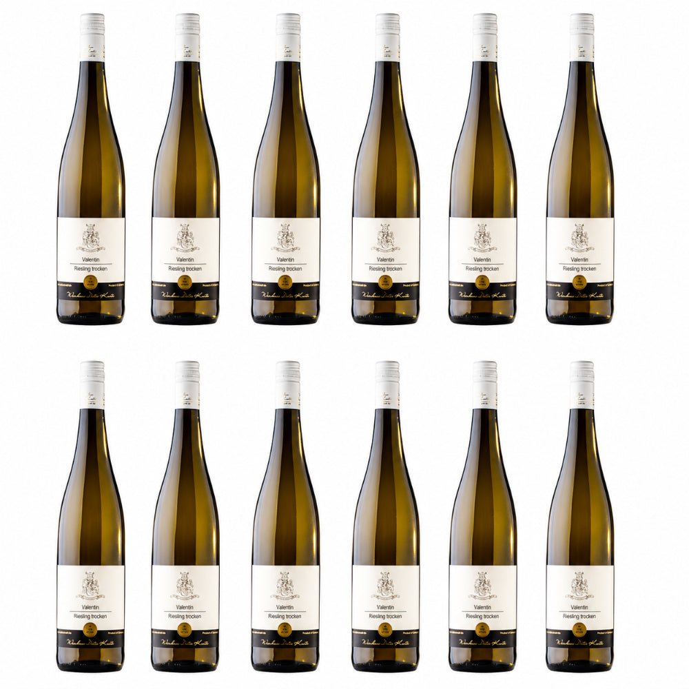 12 Flaschen Valentin Riesling trocken vom Weingut Dieter Kuntz
