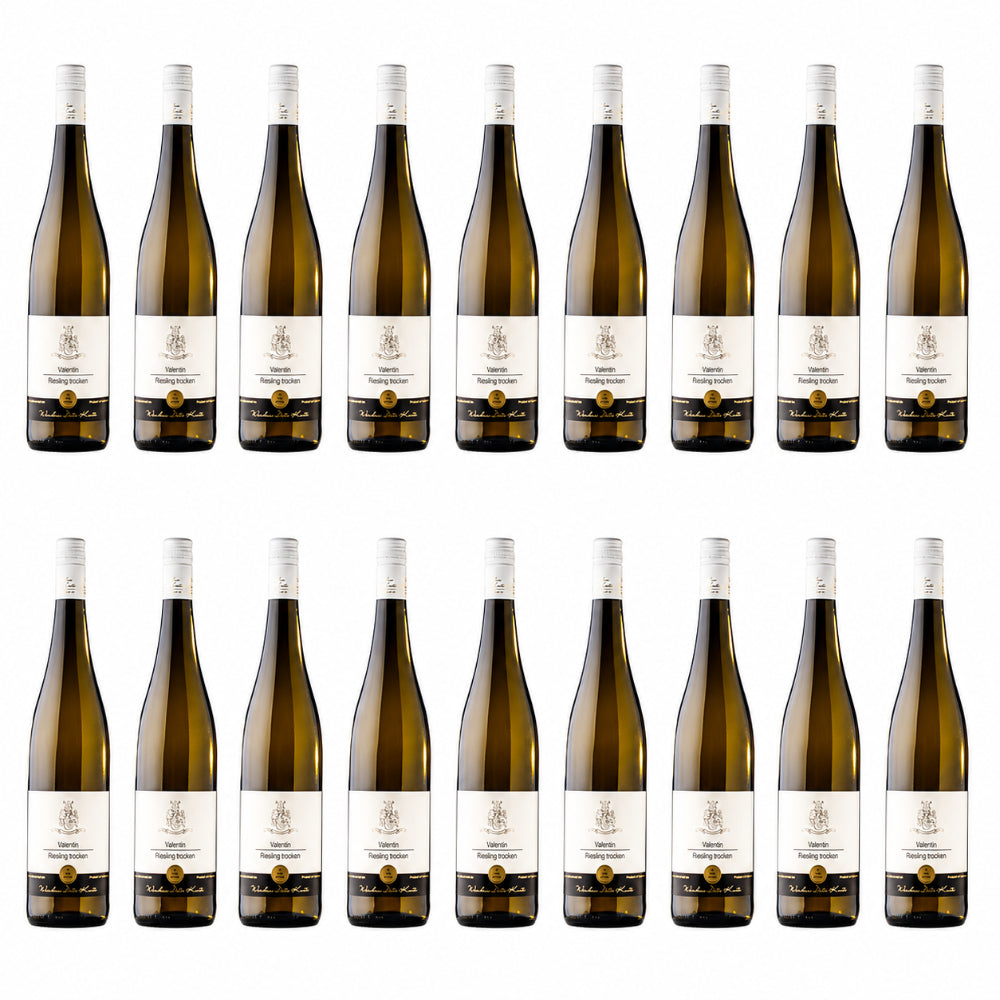 18 Flaschen Valentin Riesling trocken vom Weingut Dieter Kuntz