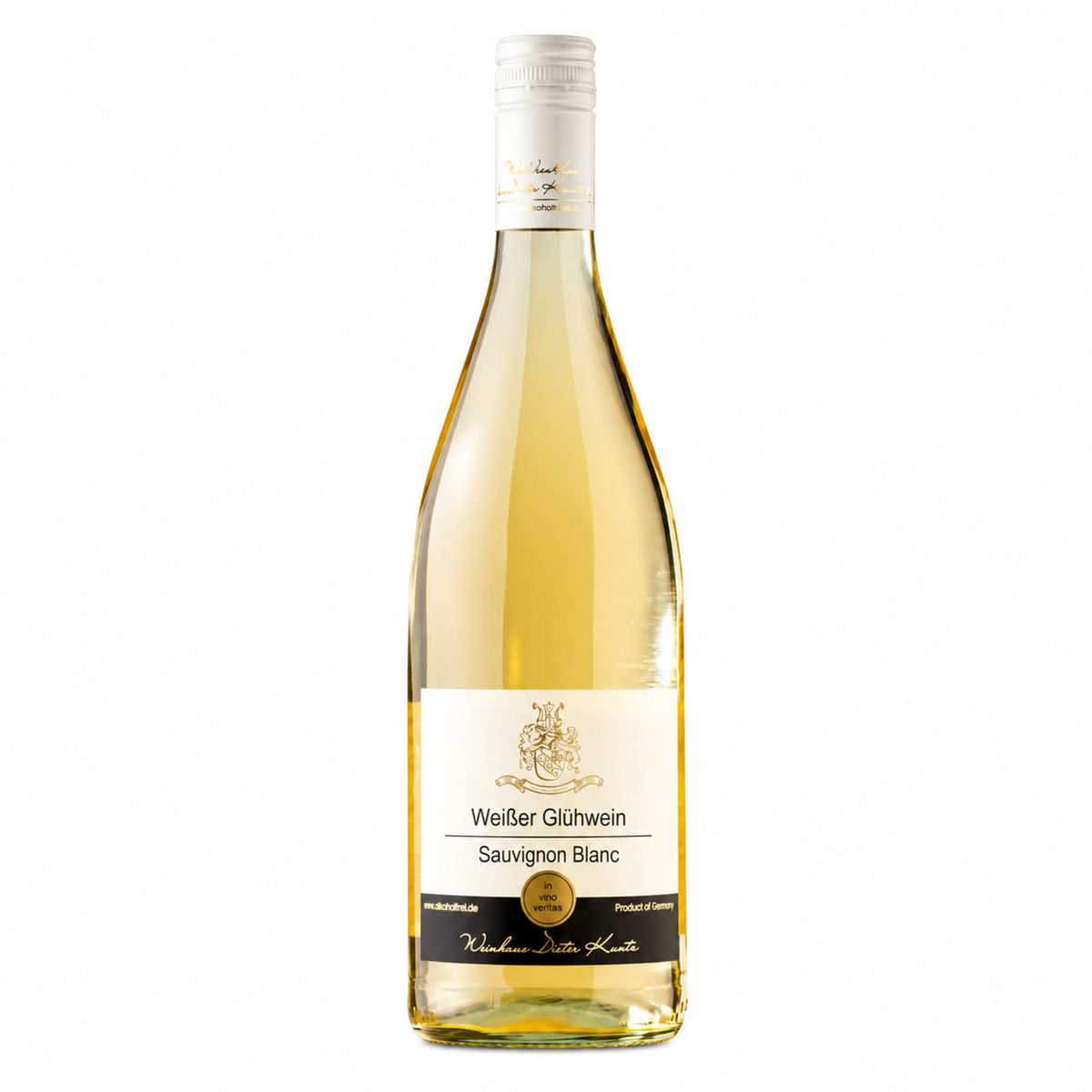 Weisser Gluehwein Sauvignon Blanc Literflasche Weingut Dieter Kuntz