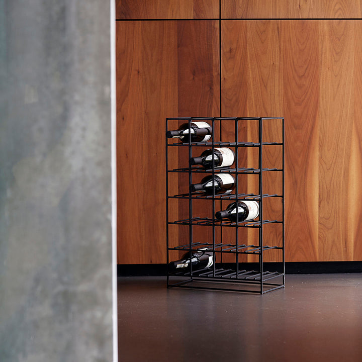 House Doctor: Regal 24, Weinregal schwarz