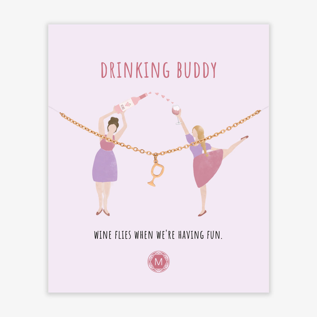 MURANDUM Armband Drinking Buddy II in Roségold