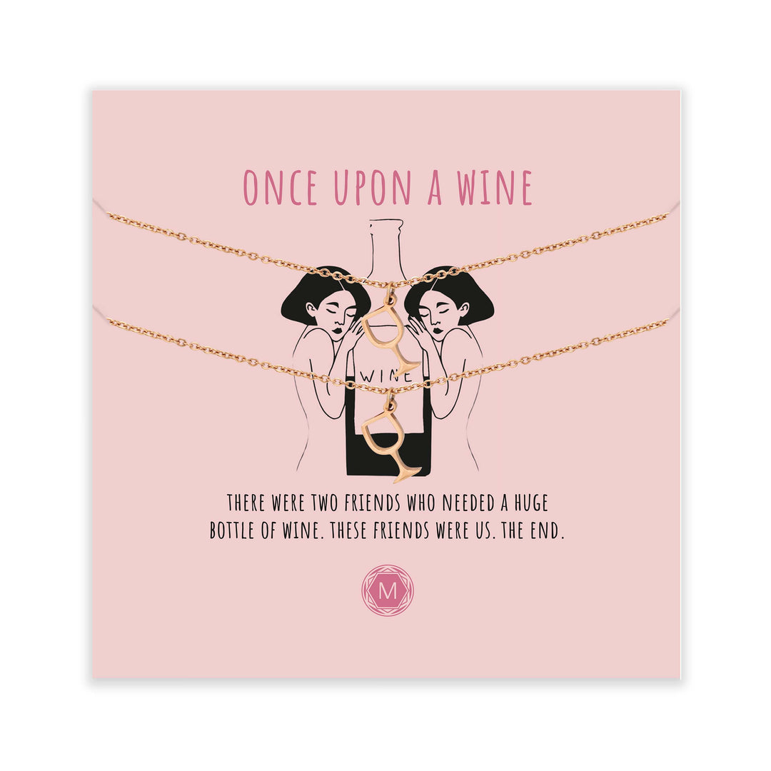 MURANDUM Kette ONCE UPON A WINE x2 in Roségold